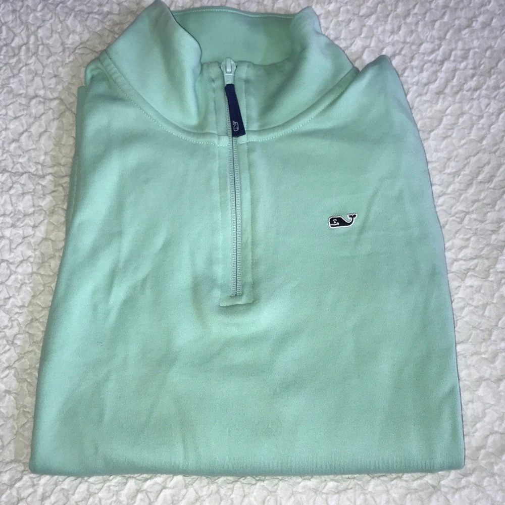 Vineyard Vines teal woman’s quarter zip